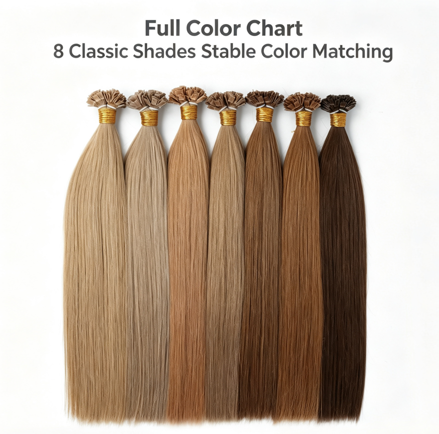 Flat-Tip Hair Extensions