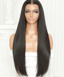 Alternative view of Victoria Real Human Hair Straight Glueless Wig