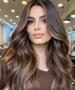 Brown Balayage Flawless Wavy HD Lace Human Hair Wig
