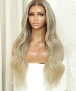 Alternative view of Vivian Blonde Human Hair Transparent HD Lace