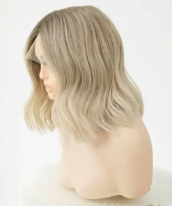 Alternative view of Alannah Creamy Blonde Blunt Cut Bob