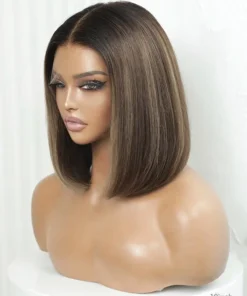 Alternative view of Blair Brown Bob Glueless Wig